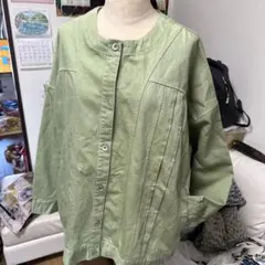 ライトグリーン ミリタリージャケット