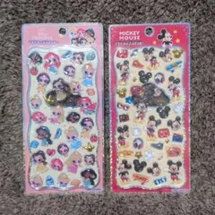 m*.様 正規品　プチドロップステッカー　ディズニー　プリンセス　ミッキー　2枚