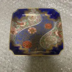 深川製磁　宮内庁御用達　飾り絵皿　大皿　獅子 宮内庁御用達 有田焼 深川製磁 色絵花かざり しのぎ7号皿 管mpr