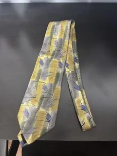 メンズネクタイ 古着 シルク100% 和風