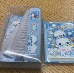 新品未開封　ぷくぷくあわわちゃん 折りたたみブラシ＆コーム カードミラーセット