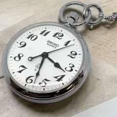 SEIKO 鉄道時計 昭和55年 新鉄局Q 懐中時計 7550−0110 - メルカリ