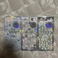 ジュエルプチドロップシール　光る　シマエナガ　おばけ　あわわちゃん