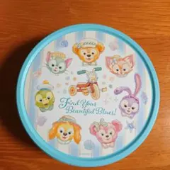 ディズニーシー ダッフィーブレンズ お菓子缶 空き缶