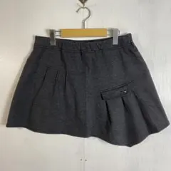 HIROKO BIS ギミック ミニスカート アシメ ブラック ポケット パンクのサムネイル