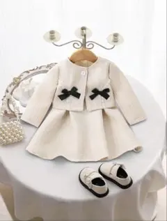 【美品】フォーマルワンピース　3点セット　90