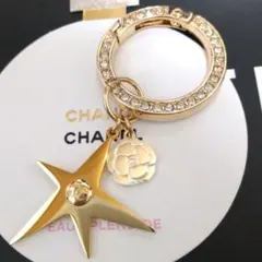 CHANEL コメットチャーム (社外品)キラキラキーリングにムエット３点