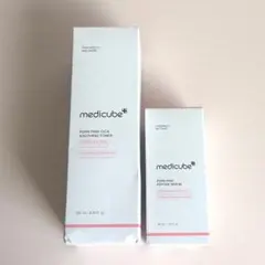 メディキューブ　PDRNピンクアンプル　ペプチドセラム　MCピンクCSトナー