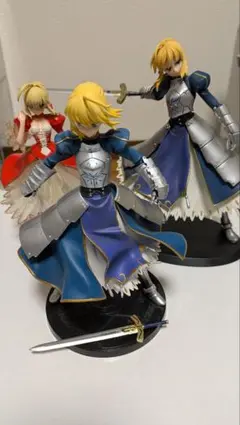 Fate　セイバー フィギュア 3体セット　ジャンク