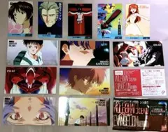 新世紀エヴァンゲリオン カード12枚 碇シンジ 綾波レイ 他