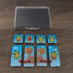 首里城　シーサーデザインマグネット8個セット　ケース付き