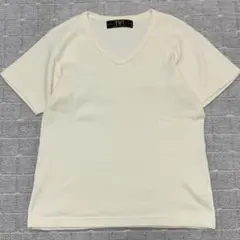 TMT 無地 半袖 Vネック Tシャツ 古着 メンズのサムネイル