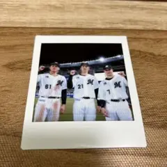 千葉ロッテマリーンズシークレットチェキ　山本大斗・石川柊太・藤岡裕大