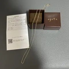 agete K10 チェーンネックレス