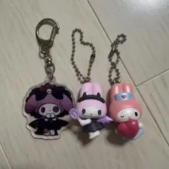 マイメロディ キーホルダー 3個セット