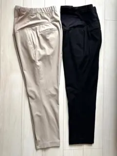 UNIQLO スマートアンクルマタニティパンツ 2本セット