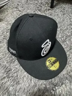 New Era stussy 黒キャップ 7 1/4
