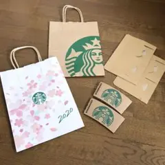 スタバ スターバックスコーヒー ショップ袋  桜