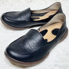 美品☆リゲッタ ドライビングローファー M／23.5cm 黒