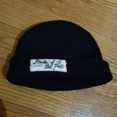 Pride of the Port ブラック　ニット帽　ワッチ　usa製