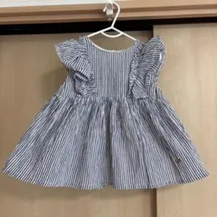 ストライプフリルチュニック（100cm~）