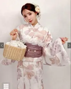 GRL 浴衣 三上悠亜 ぼかし花柄浴衣セット　gi1506