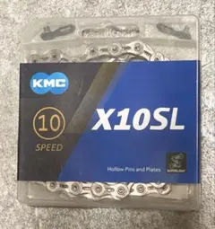 【新品未使用】KMC X10SL 軽量チェーン 10速 シルバーのサムネイル