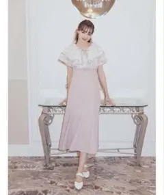 earth music&ecology ロングキャミワンピース+ボレロ