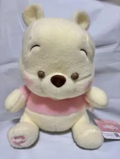 くまのプーさん✨️超BIGぬいぐるみ❣️ピンク パステルカラー ミルキーボア