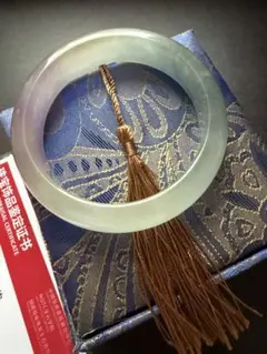 翡翠 ヒスイ 薄紫色 バングル 鑑定書付き 内径63mm - メルカリ