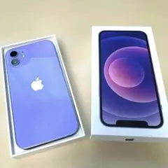 【SIMフリーDE残責制限無】iPhone12 64GB パープル 72%