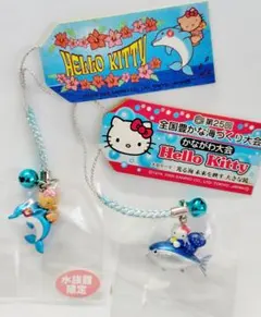 【限定】ご当地キティ 小笠原諸島限定 根付け 2点 セット 海がめ イルカ 限定】ご当地キティ 小笠原諸島限定 根付け 2点 セット 海がめ イルカ