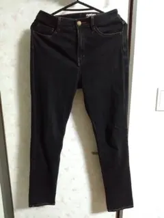 ワークマン ストレッチジーンズMブラック黒デニムFieldCore