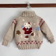 ファミリア　カウチンジャケット　80cm