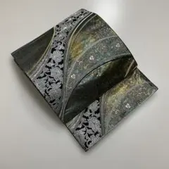 No.2847 正絹西陣花唐草流線袋帯　美品