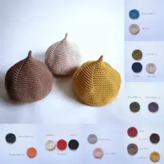 大人サイズ① うずまきどんぐり帽子 コットン100% - メルカリ