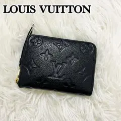 極美✨LOUIS VUITTON コインケース モノグラム アンプラント 黒