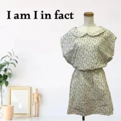 zC1976【FREE】I am I in fact ミニワンピース 猫柄 半袖