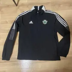 松本山雅adidas ジャージ上下セット 黒 ストライプ