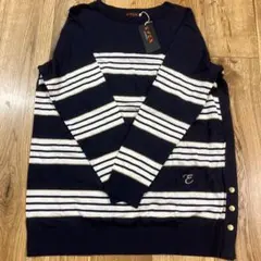 新品　EVEX by KRIZIA ストライプニット 長袖　44