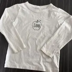 Lee リンゴロゴ ホワイト長袖Tシャツ