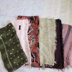 BILL BLASS ドット柄ストール　他　6点　レトロ柄