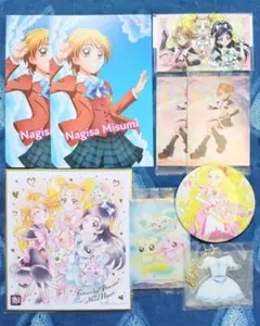 ふたりはプリキュアMax Heart　色紙&カード&コスチュームチャーム&バッジ