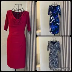 ラルフローレン ワンピース 3点セット（膝丈・ストレッチ）