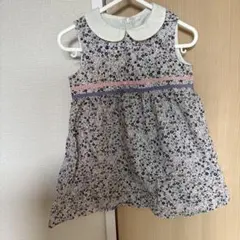 花柄ノースリーブワンピース 90cm