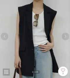 26SS 【GALLARDAGALANTE 】メッシュダブルジレ - メルカリ