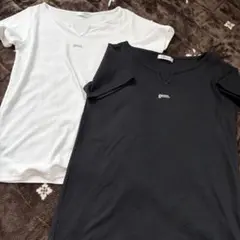 gem. Vネック Tシャツ 2枚セット　しまむら　らむちゃんコラボ