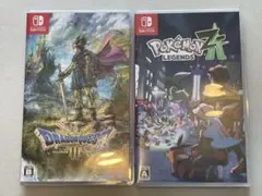 Switchゲームソフト　ドラゴンクエスト3そして伝説へ　ポケモンレジェンドZA