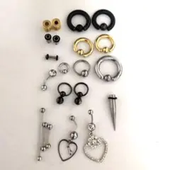 ボディピアスセット 多様なデザイン