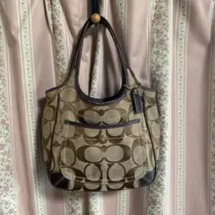 Coach トートバッグ ベージュ/ブラウン